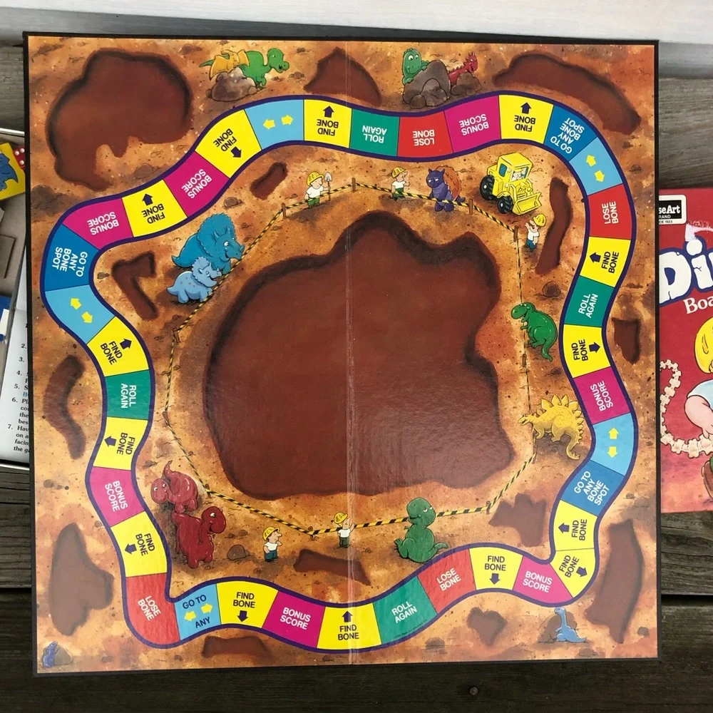 - ‘Dinobones’ Board Game! VTG!!